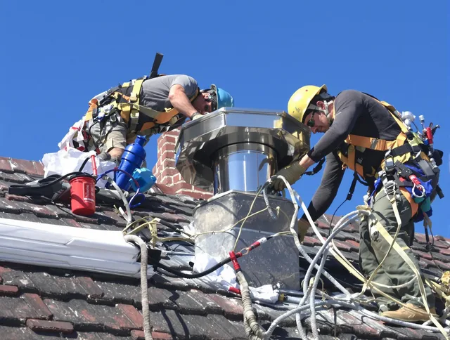 Protective chimney cap installed by Wildomar Chimney Sweep in Wildomar, CA