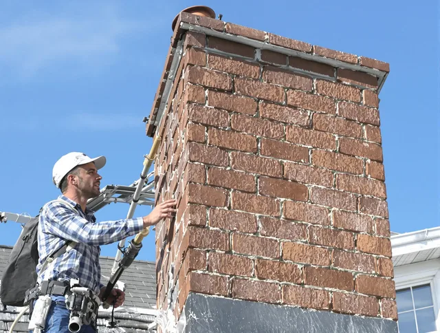 Brickwork for a chimney rebuild by Wildomar Chimney Sweep in Wildomar, CA
