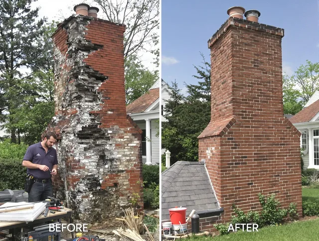 Wildomar Chimney Sweep performing a full chimney restoration in Wildomar, CA