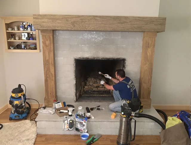 Detailed creosote removal process by Wildomar Chimney Sweep in Wildomar, CA