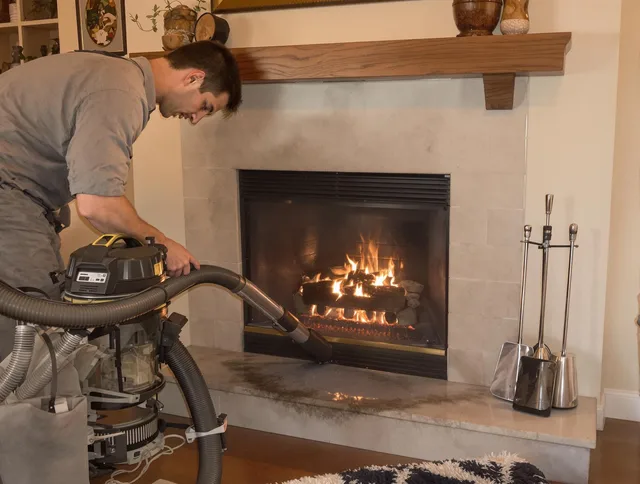 Routine fireplace upkeep by Wildomar Chimney Sweep in Wildomar, CA